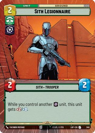 Sith Legionnaire (Hyperspace) (345) - Legends of the Force