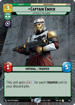 Captain Enoch - Captain of the Guard (Hyperspace) (347) - Legends of the Force