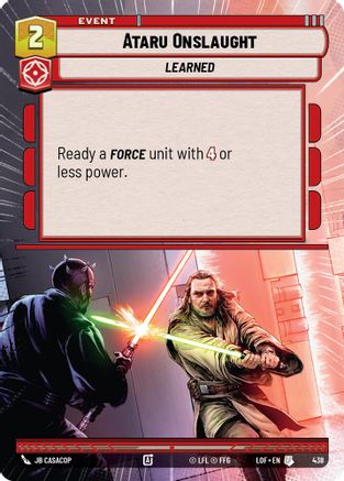 Ataru Onslaught (Hyperspace) (438) - Legends of the Force