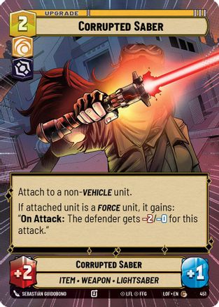 Corrupted Saber (Hyperspace) (451) - Legends of the Force