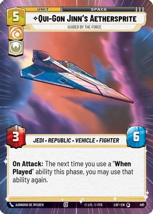 Qui-Gon Jinn's Aethersprite - Guided by the Force (Hyperspace) (461) - Legends of the Force