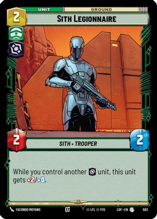 Sith Legionnaire (Foil) (583) - Legends of the Force Foil
