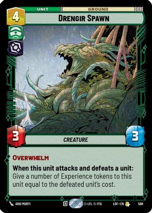 Drengir Spawn (Foil) (588) - Legends of the Force Foil