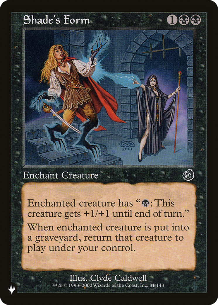 Shade's Form [The List] | Eastridge Sports Cards & Games