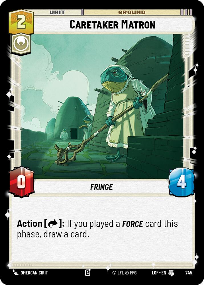 Caretaker Matron (745) (Foil) (745) [Legends of the Force] | Eastridge Sports Cards & Games