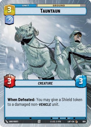 Tauntaun (Hyperspace Foil) (804) - Legends of the Force Foil
