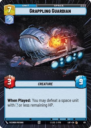 Grappling Guardian (Hyperspace Foil) (811) - Legends of the Force Foil