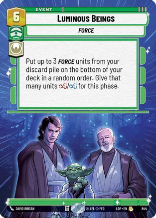 Luminous Beings (Hyperspace Foil) (844) - Legends of the Force Foil