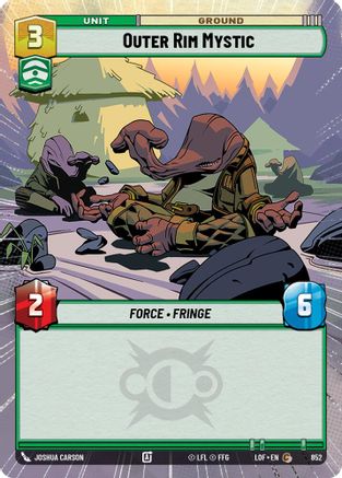 Outer Rim Mystic (Hyperspace Foil) (852) - Legends of the Force Foil
