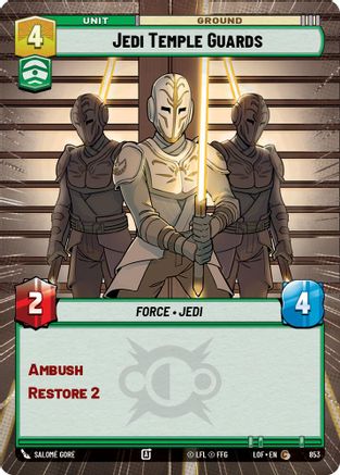 Jedi Temple Guards (Hyperspace Foil) (853) - Legends of the Force Foil