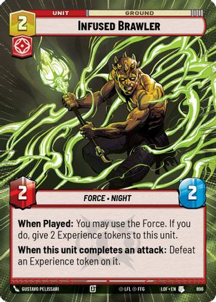 Infused Brawler (Hyperspace Foil) (896) - Legends of the Force Foil