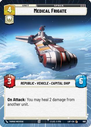 Medical Frigate (Hyperspace Foil) (990) - Legends of the Force Foil