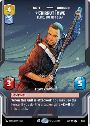 Chirrut Imwe - Blind, but not Deaf (Prestige) (1046) - Legends of the Force