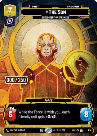 The Son - Embodiment of Darkness (Serialized) (1156) - Legends of the Force Foil