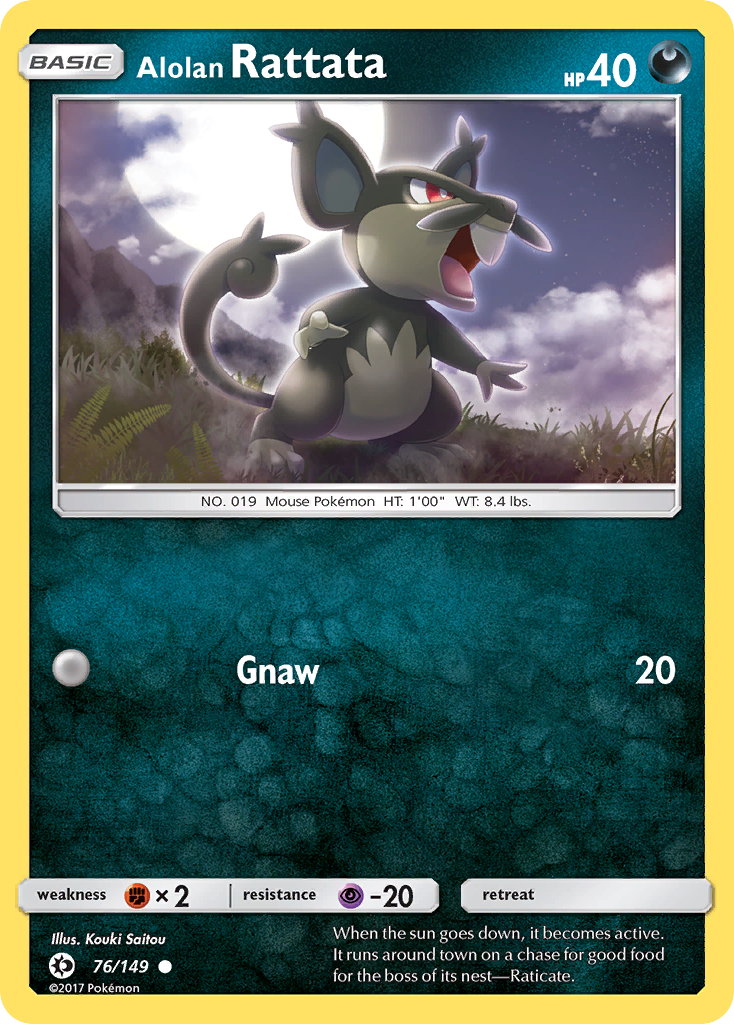 Alolan Rattata (76/149) [Sun & Moon: Base Set] | Eastridge Sports Cards & Games