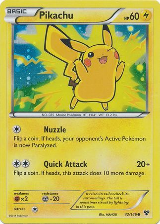 Pikachu (42/146) (2014 Movie Promo) [Miscellaneous Cards] | Eastridge Sports Cards & Games