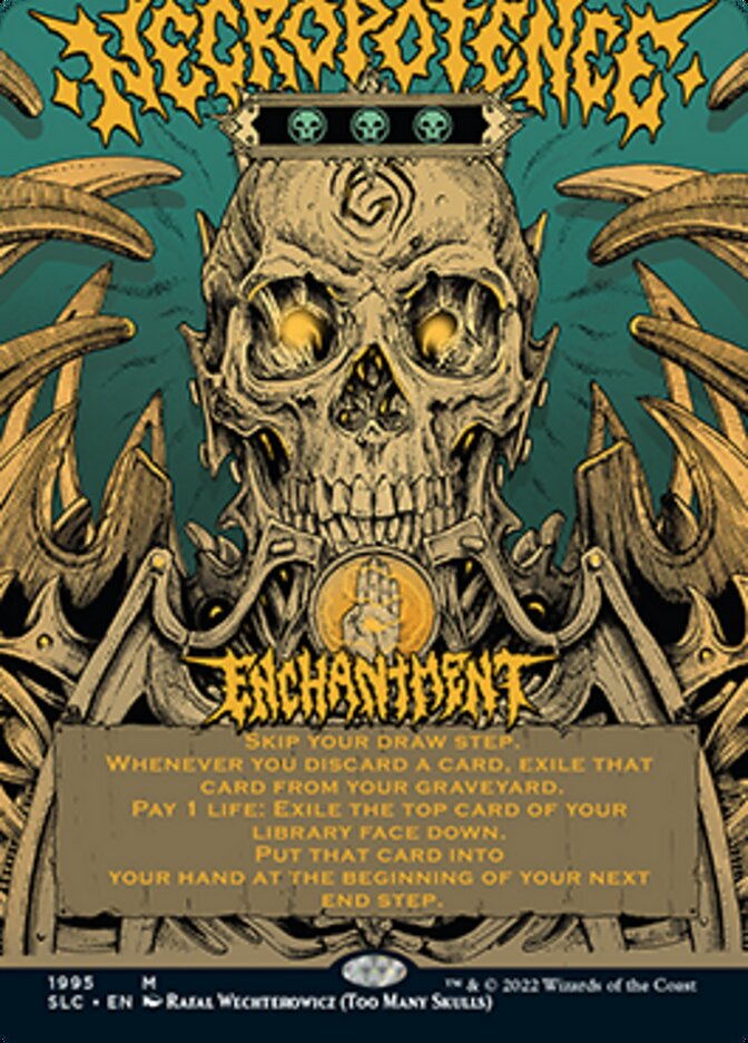 Necropotence (Borderless Alternate Art) [Secret Lair Countdown Kit] | Eastridge Sports Cards & Games