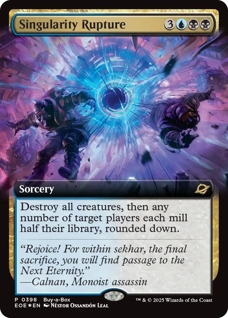 Singularity Rupture (Extended Art) (Buy-A-Box) [Edge of Eternities] | Eastridge Sports Cards & Games