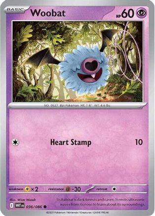 Woobat (036/086) [Scarlet & Violet: White Flare]