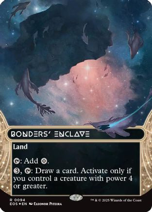 Bonders' Enclave (0094) (Borderless) (Galaxy Foil) [Edge of Eternities: Stellar Sights] | Eastridge Sports Cards & Games