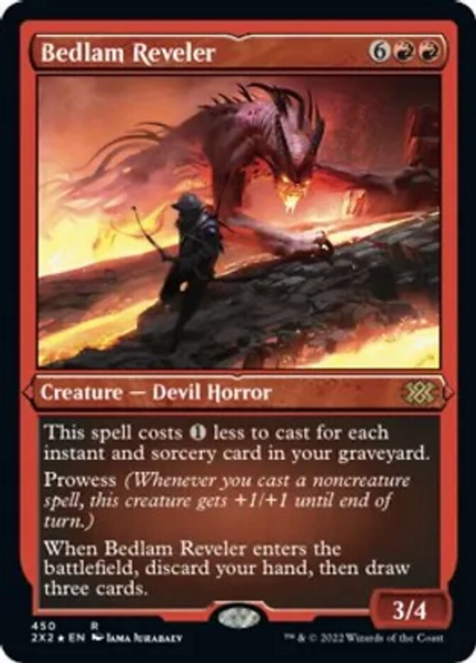 Bedlam Reveler (Foil Etched) [Double Masters 2022] | Eastridge Sports Cards & Games