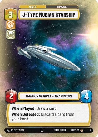 J-Type Nubian Starship (16) - Organized Play Promos