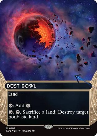 Dust Bowl (0102) (Borderless) (Galaxy Foil) [Edge of Eternities: Stellar Sights] | Eastridge Sports Cards & Games