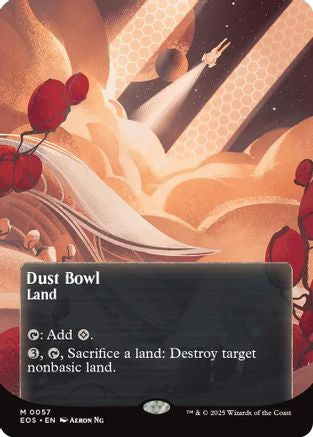 Dust Bowl (0057) (Borderless) [Edge of Eternities: Stellar Sights] | Eastridge Sports Cards & Games