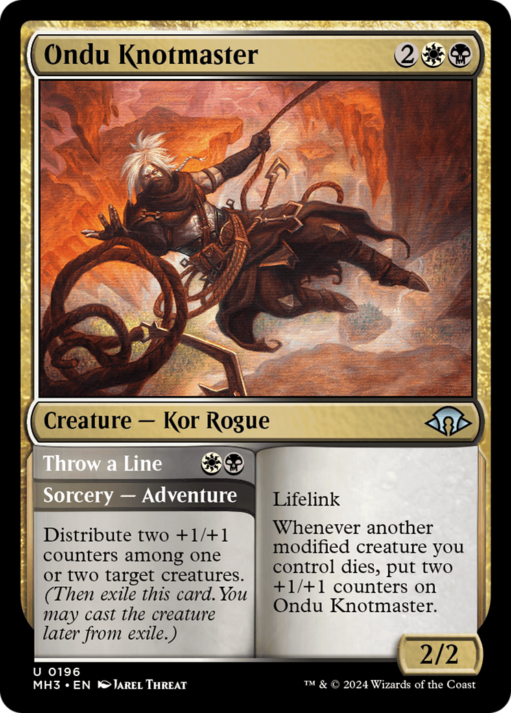 Ondu Knotmaster // Throw a Line [Modern Horizons 3] | Eastridge Sports Cards & Games