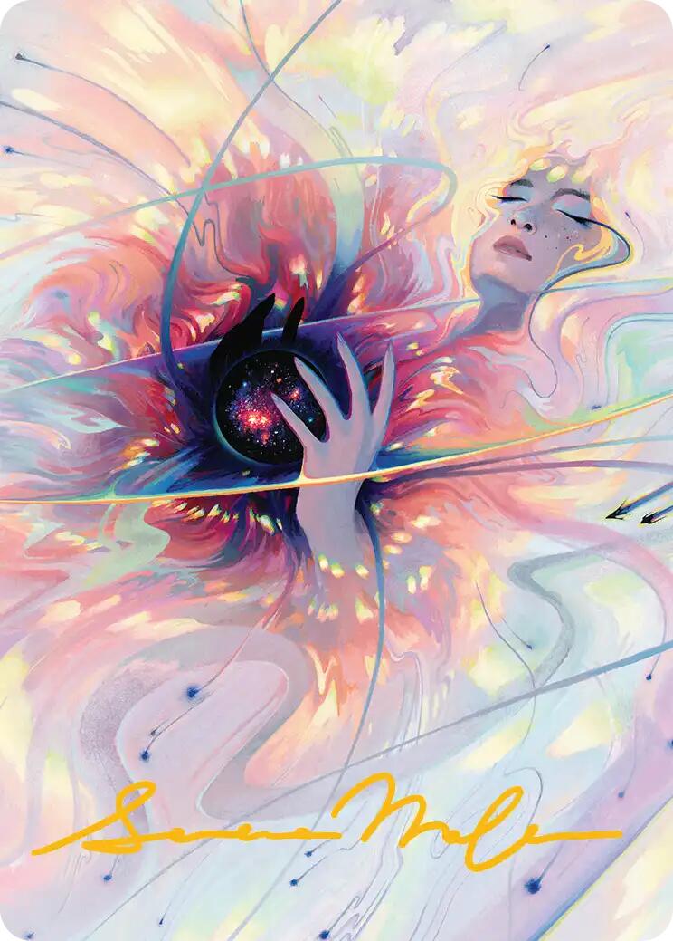 Beyond the Quiet Art Card (Gold-Stamped Signature) [Edge of Eternities Art Series] | Eastridge Sports Cards & Games