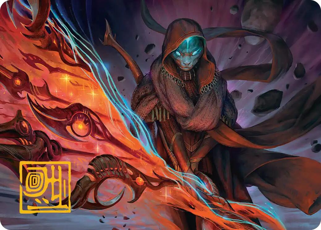 Weftstalker Ardent Art Card (Gold-Stamped Signature) [Edge of Eternities Art Series] | Eastridge Sports Cards & Games
