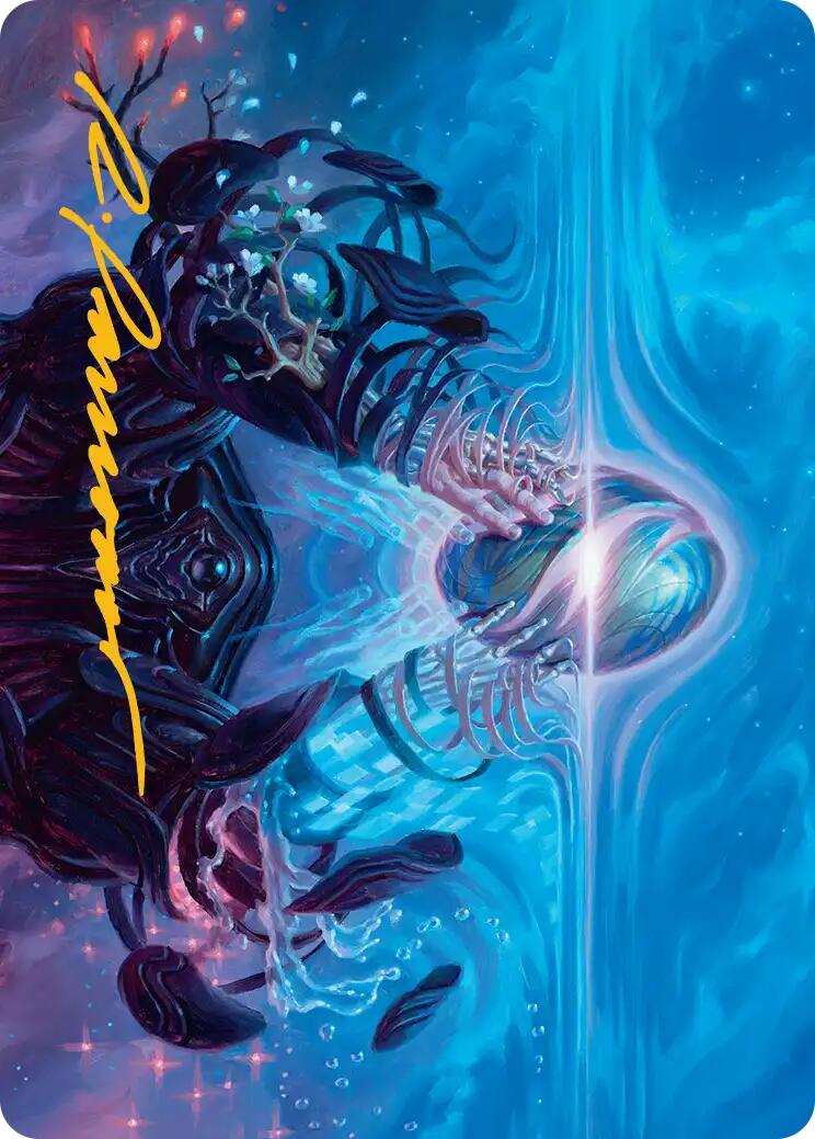 The Endstone Art Card (Gold-Stamped Signature) [Edge of Eternities Art Series] | Eastridge Sports Cards & Games