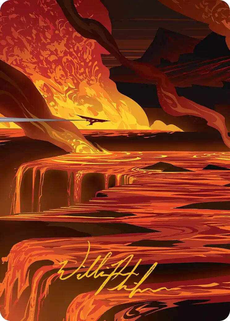 Blast Zone Art Card (Gold-Stamped Signature) [Edge of Eternities Art Series] | Eastridge Sports Cards & Games