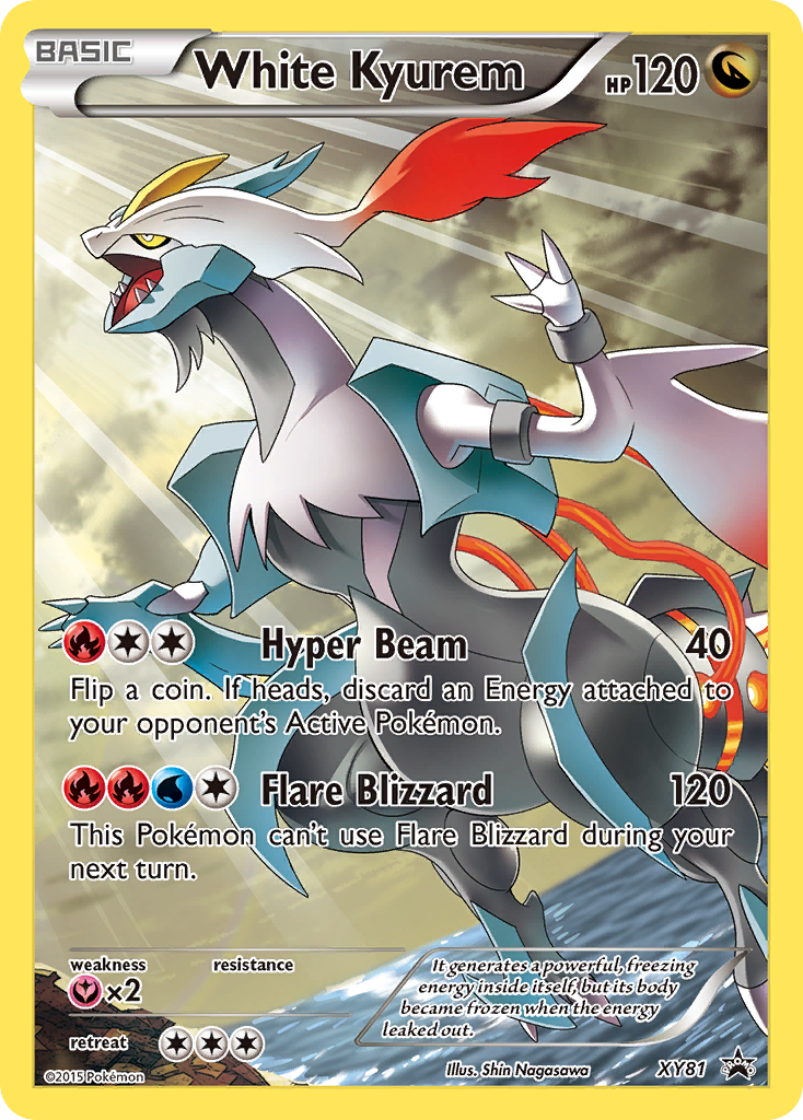 White Kyurem (XY81) (Full Art Promo) [XY: Black Star Promos] | Eastridge Sports Cards & Games