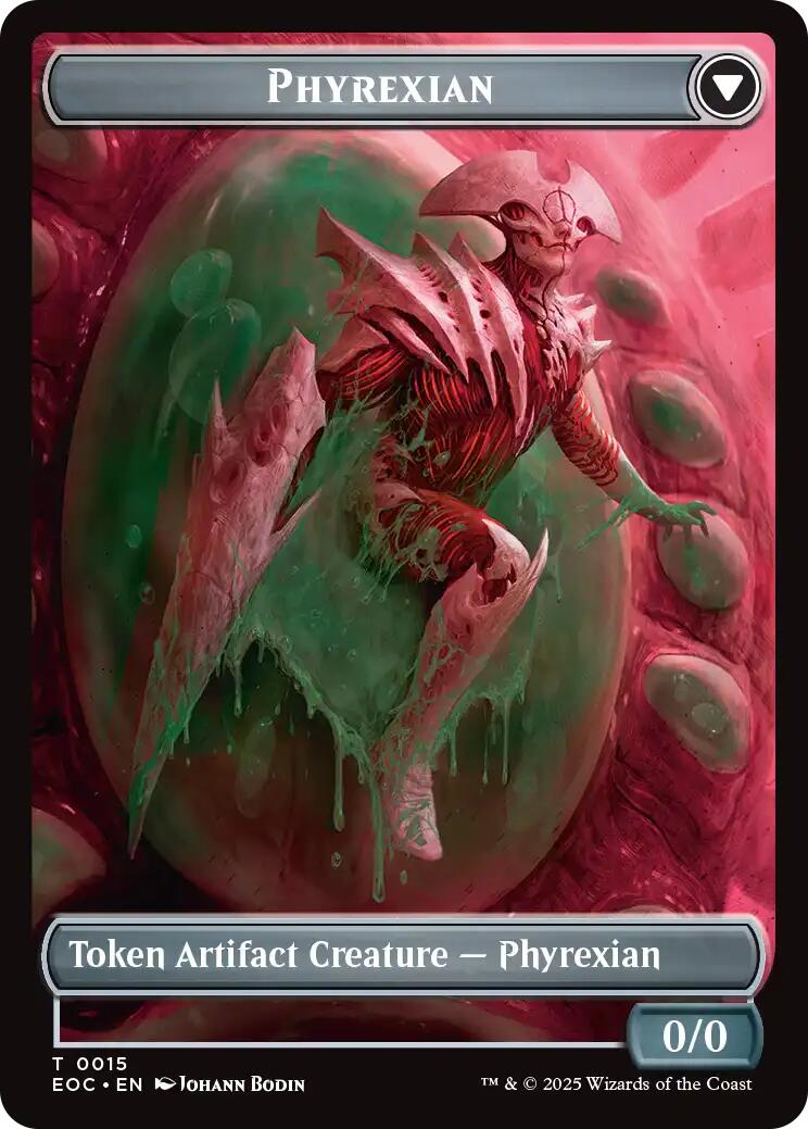Incubator // Phyrexian Double-Sided Token [Edge of Eternities Commander Tokens] | Eastridge Sports Cards & Games
