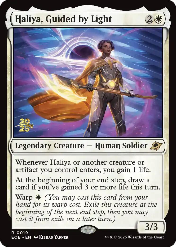 Haliya, Guided by Light [Edge of Eternities Prerelease Promos] | Eastridge Sports Cards & Games
