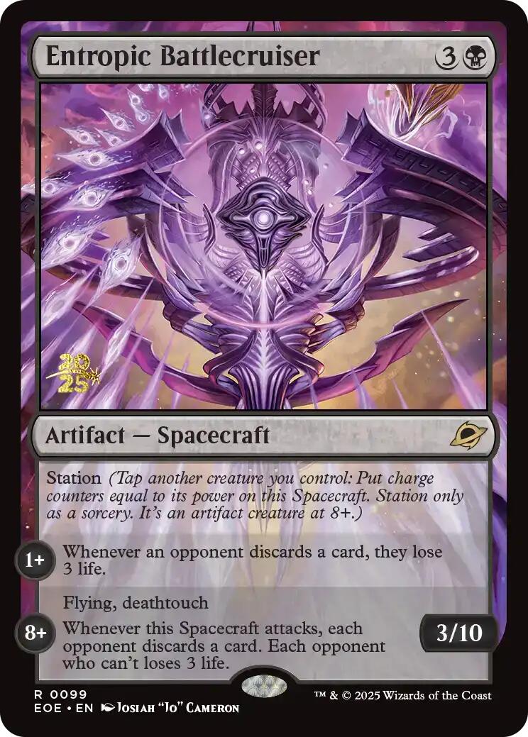 Entropic Battlecruiser [Edge of Eternities Prerelease Promos] | Eastridge Sports Cards & Games
