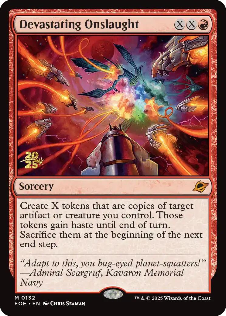 Devastating Onslaught [Edge of Eternities Prerelease Promos] | Eastridge Sports Cards & Games