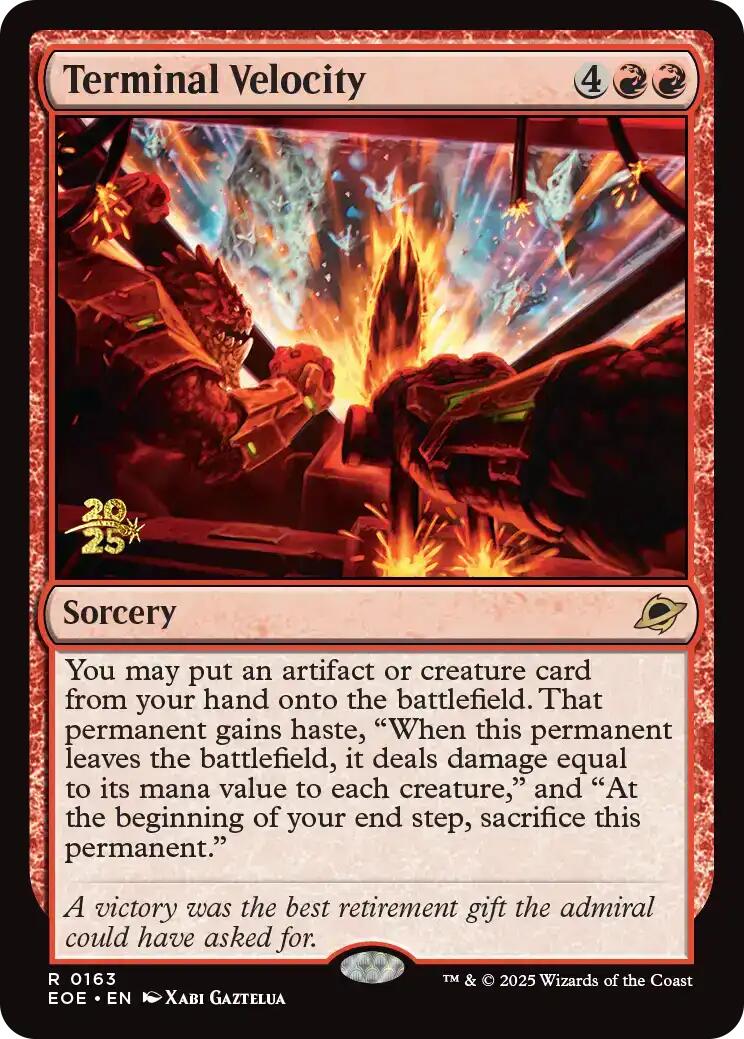Terminal Velocity [Edge of Eternities Prerelease Promos] | Eastridge Sports Cards & Games