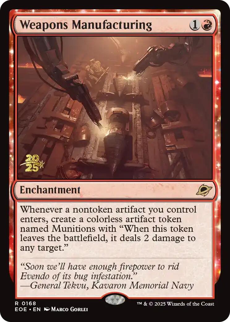 Weapons Manufacturing [Edge of Eternities Prerelease Promos] | Eastridge Sports Cards & Games