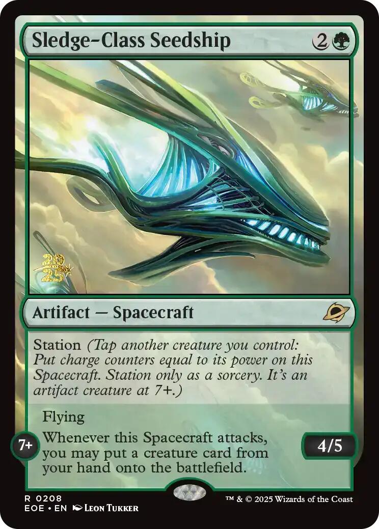 Sledge-Class Seedship [Edge of Eternities Prerelease Promos] | Eastridge Sports Cards & Games