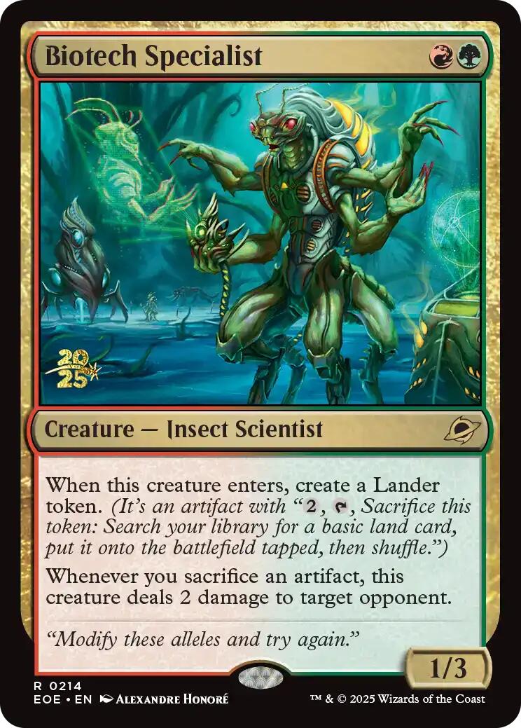 Biotech Specialist [Edge of Eternities Prerelease Promos] | Eastridge Sports Cards & Games
