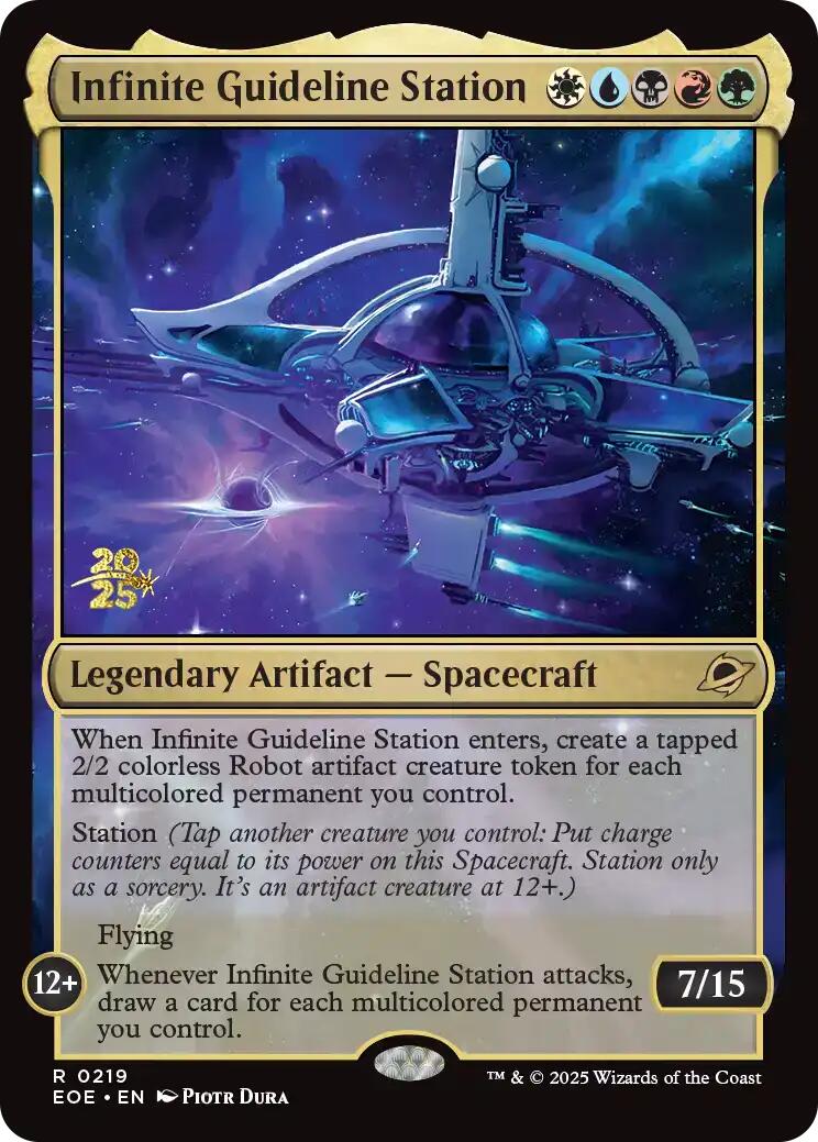 Infinite Guideline Station [Edge of Eternities Prerelease Promos] | Eastridge Sports Cards & Games
