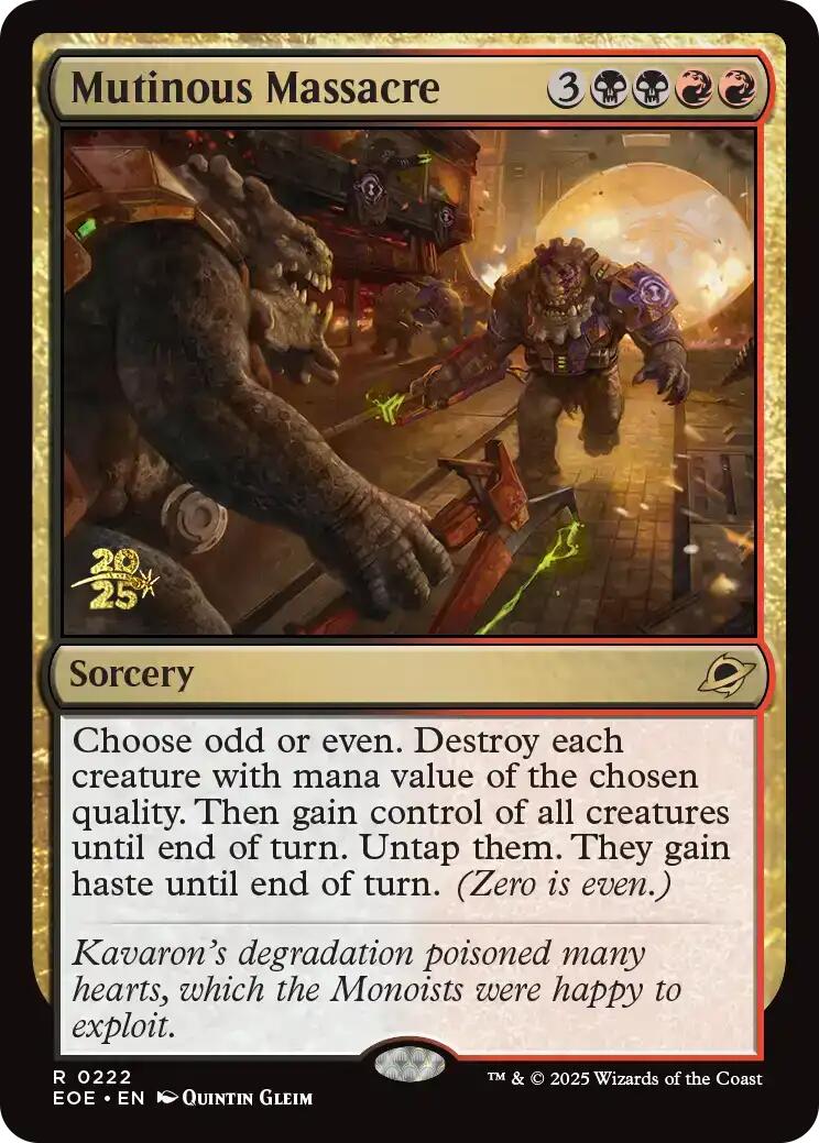 Mutinous Massacre [Edge of Eternities Prerelease Promos] | Eastridge Sports Cards & Games