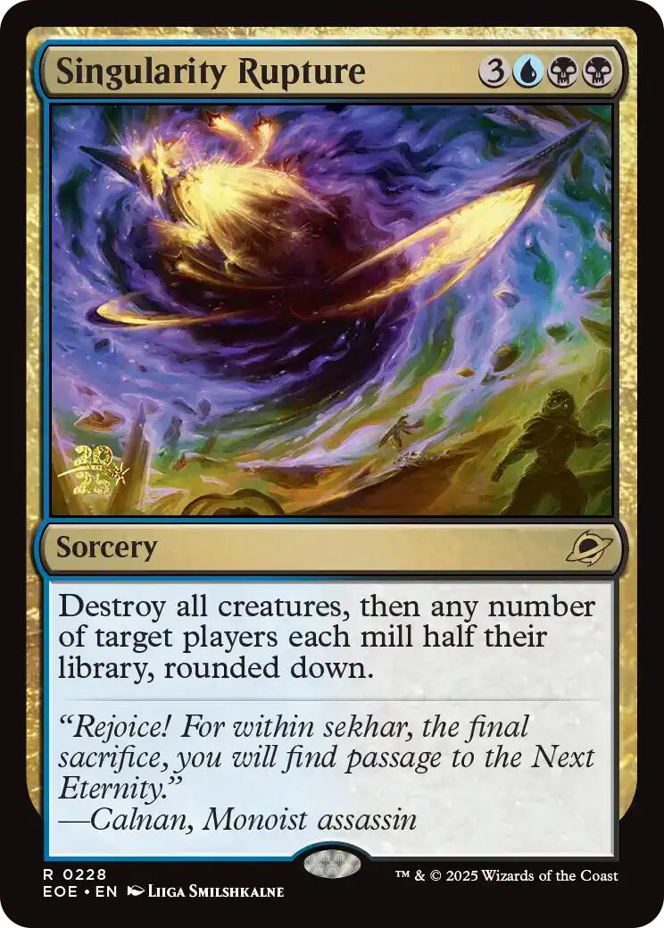 Singularity Rupture [Edge of Eternities Prerelease Promos] | Eastridge Sports Cards & Games