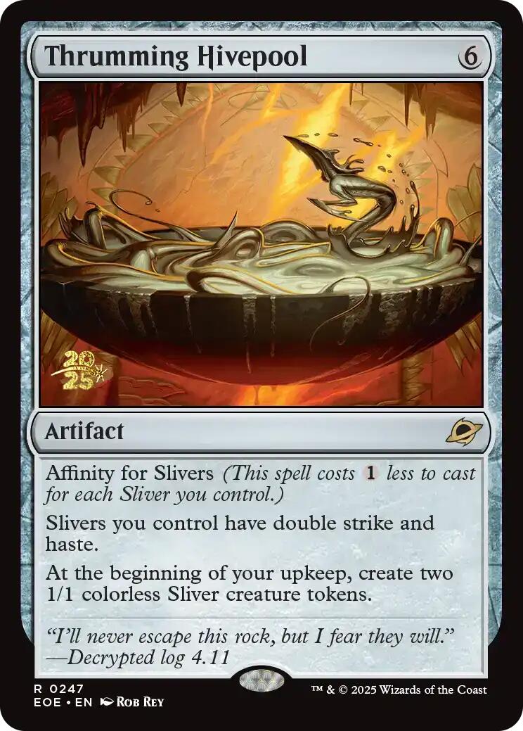 Thrumming Hivepool [Edge of Eternities Prerelease Promos] | Eastridge Sports Cards & Games