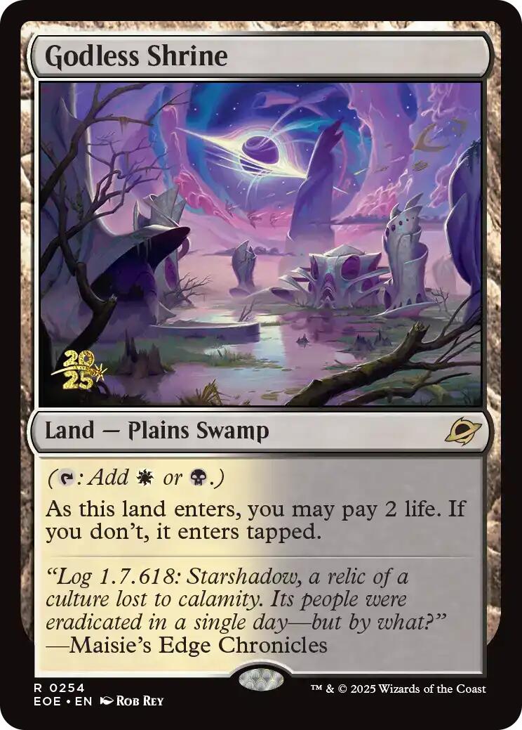 Godless Shrine [Edge of Eternities Prerelease Promos] | Eastridge Sports Cards & Games
