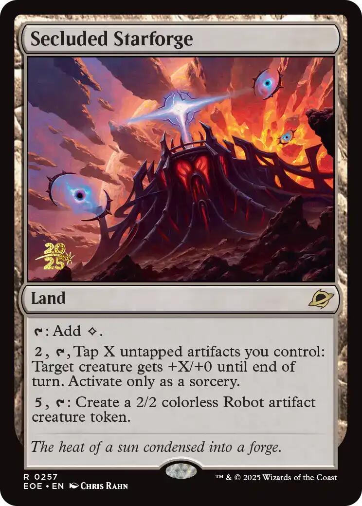 Secluded Starforge [Edge of Eternities Prerelease Promos] | Eastridge Sports Cards & Games