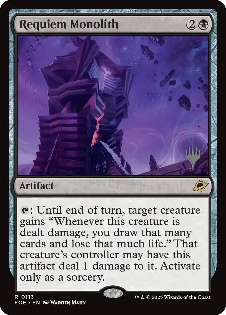 Requiem Monolith [Edge of Eternities Promo Pack] | Eastridge Sports Cards & Games