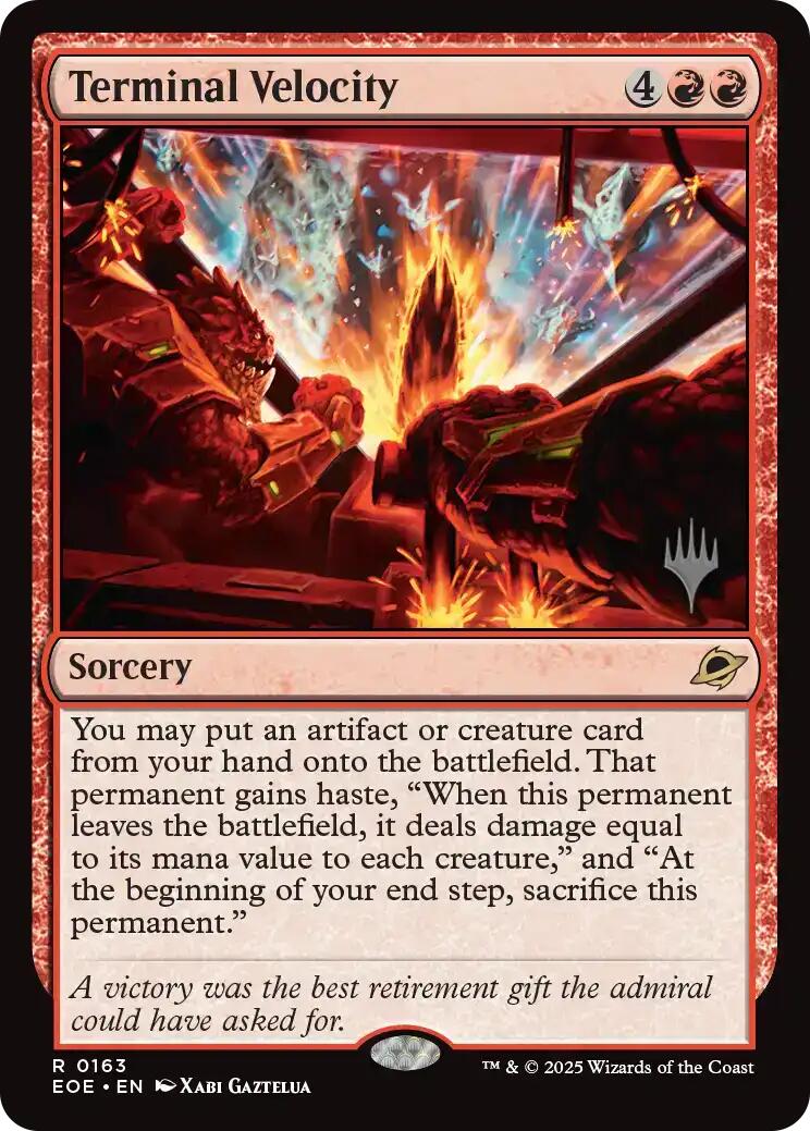 Terminal Velocity [Edge of Eternities Promo Pack] | Eastridge Sports Cards & Games